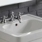 Përbërja larëse e kolonës së bardhë qeramike Ania Viadurini