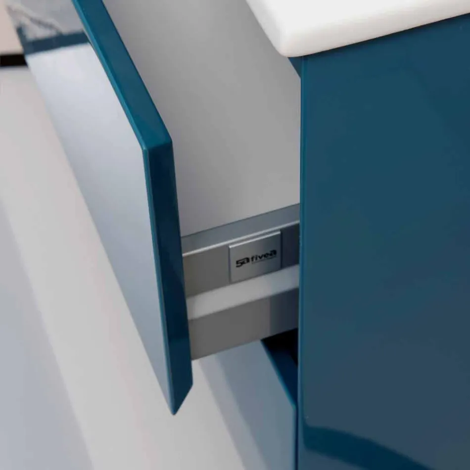 Përbërja Banja e Pezulluar në Mdf Lacquered Made in Italy - Becky Viadurini