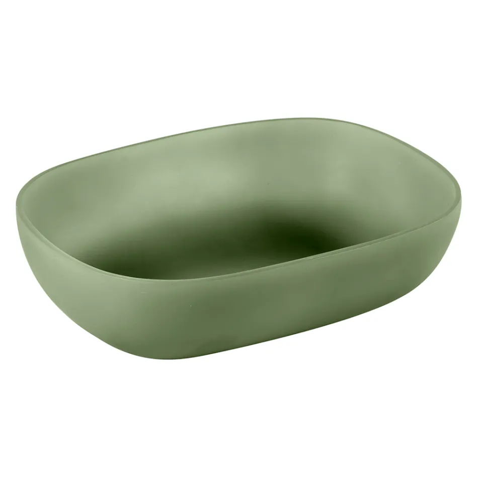 Përbërja e banjës së gjelbër duke përfshirë aksesorët dhe kabinetin e tokës - Georges Viadurini