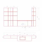 Përbërja e mobiljeve të banjës së pezulluar dhe moderne, Mobilje për dizajnin - Callisi12 Viadurini