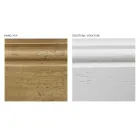 Përbërja hyrëse në dyll të bardhë dyngjyrësh dhe majë druri natyral - Fatuo Viadurini