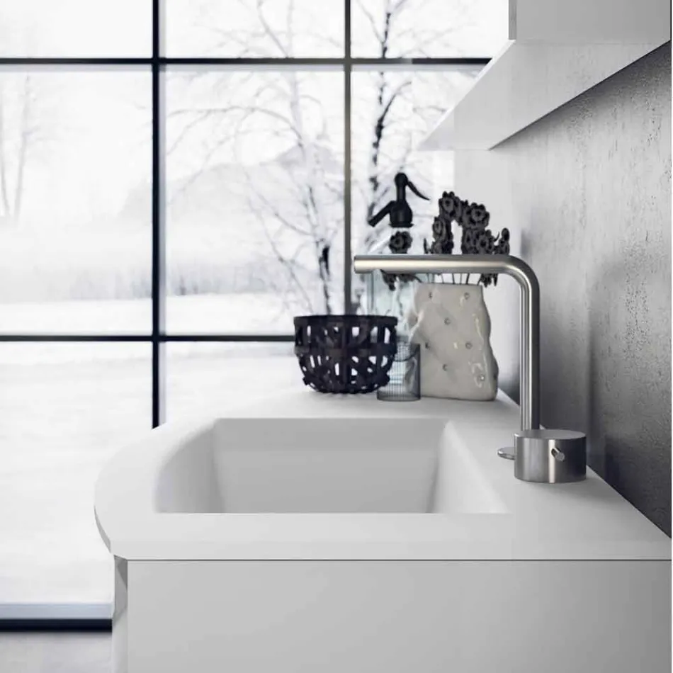 Përbërja moderne dhe e varur e banjës e prodhuar në Itali Dizajn - Callisi7 Viadurini