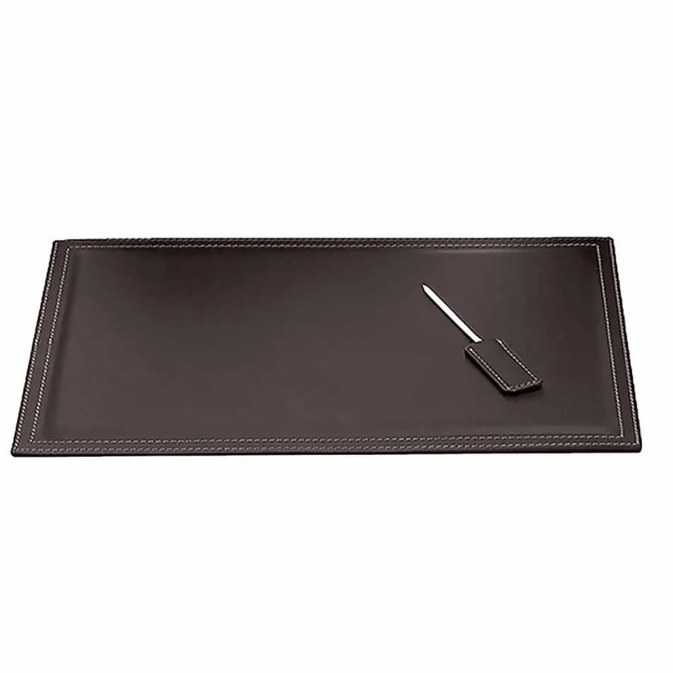 Përbërja e Zyrës së Dizajnit Modern në Lëkurë e bërë në Itali - Andrea Viadurini