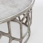 Përbërja e 2 tryezave të kafesë prej alumini Homemotion - Solomon Viadurini