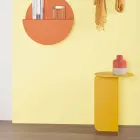 Përbërja e 2 tavolinave moderne të kafesë në çelik të prodhuar në Itali - Plepi Viadurini