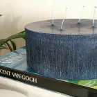 Përbërja e 3 Qirinjve Moderne të Rrumbullakëta Dylli Prodhuar në Itali - Candie Viadurini