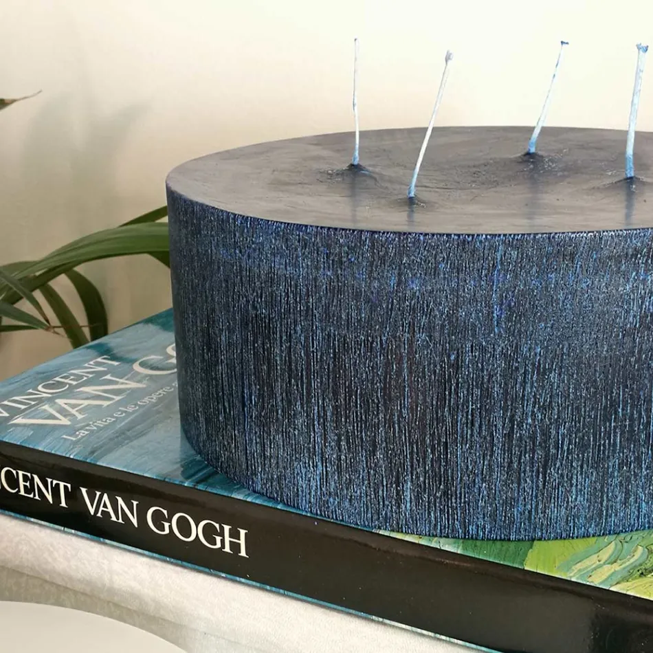 Përbërja e 3 Qirinjve Moderne të Rrumbullakëta Dylli Prodhuar në Itali - Candie Viadurini