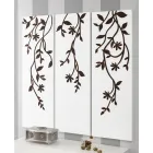 Përbërja e 3 paneleve që përshkruajnë 3 degë dhe gjethe Prodhuar në Itali - Barney Viadurini