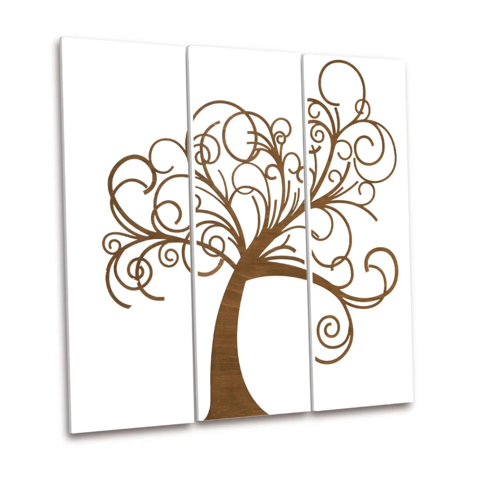 Përbërja e 3 paneleve që përfaqësojnë Pemën e Jetës Prodhuar në Itali - Eliza Viadurini