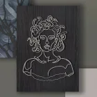 Përbërja e 3 paneleve me stilizimin e Medusa Prodhuar në Itali - Ichika Viadurini