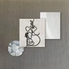 Kompozim i 3 Paneleve me Stilizimin e Dashurise Made in Italy - Keina Viadurini