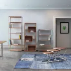 Përbërja e 3 tryezave të kafesë prej druri Sheshi Homemotion - Fonzi Viadurini