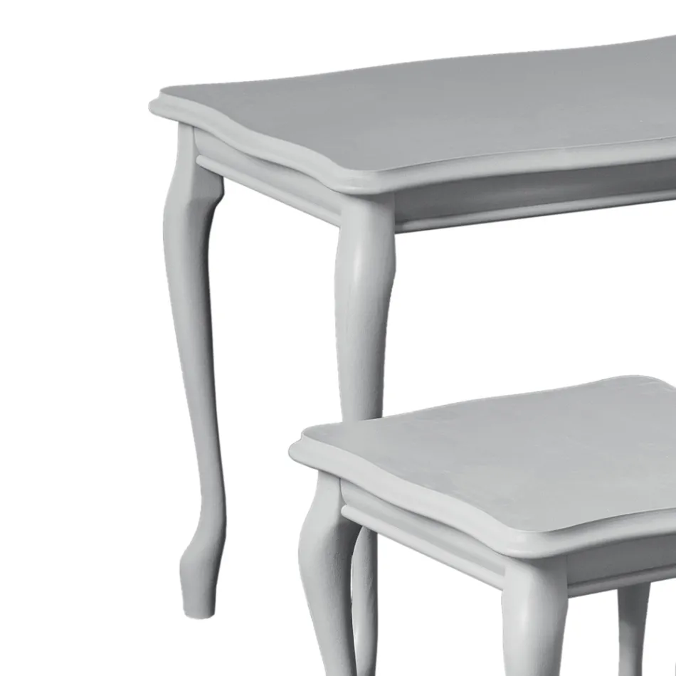 Përbërja prej 3 tavolinash kafeje të madhësive të ndryshme Made in Italy - Mummu Viadurini