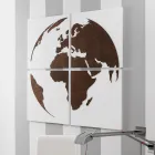 Përbërja e 4 paneleve që përfaqësojnë botën e prodhuar në Itali - Ciro Viadurini