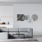 Kompozim i 4 paneleve me stilizimin e puthjes Made in Italy - Kanna Viadurini