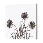 Përbërja e 4 paneleve me Hydrangeas, Allium dhe Thypha Made in Italy - Llogaritja Viadurini