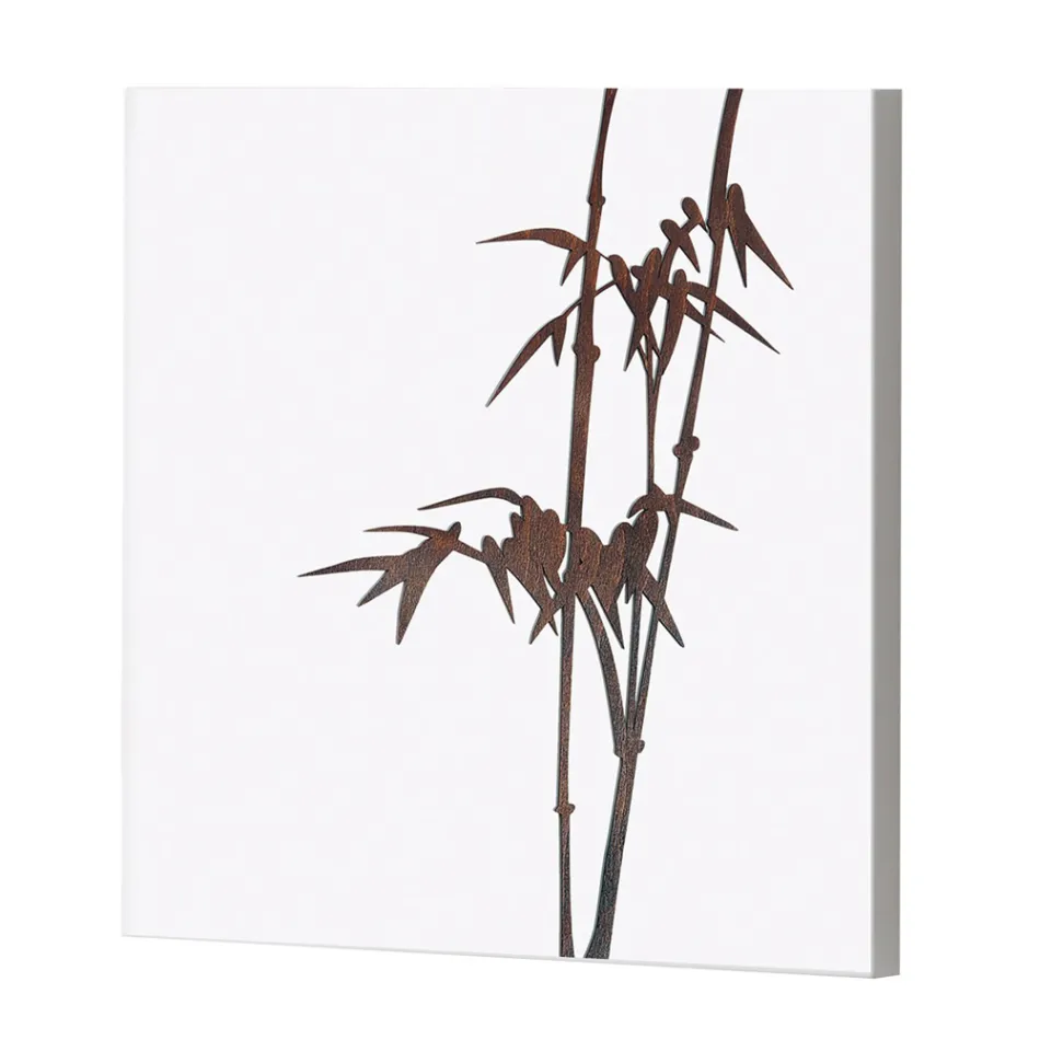 Përbërja e 4 paneleve me Hydrangeas, Allium dhe Thypha Made in Italy - Llogaritja Viadurini