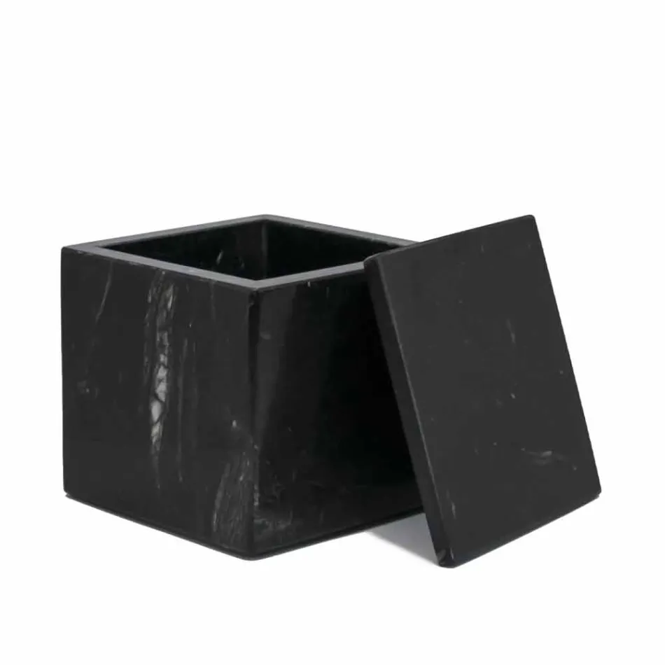 Përbërja e aksesorëve të banjës me mermere të bëra në Itali, 4 copë - Deano Viadurini