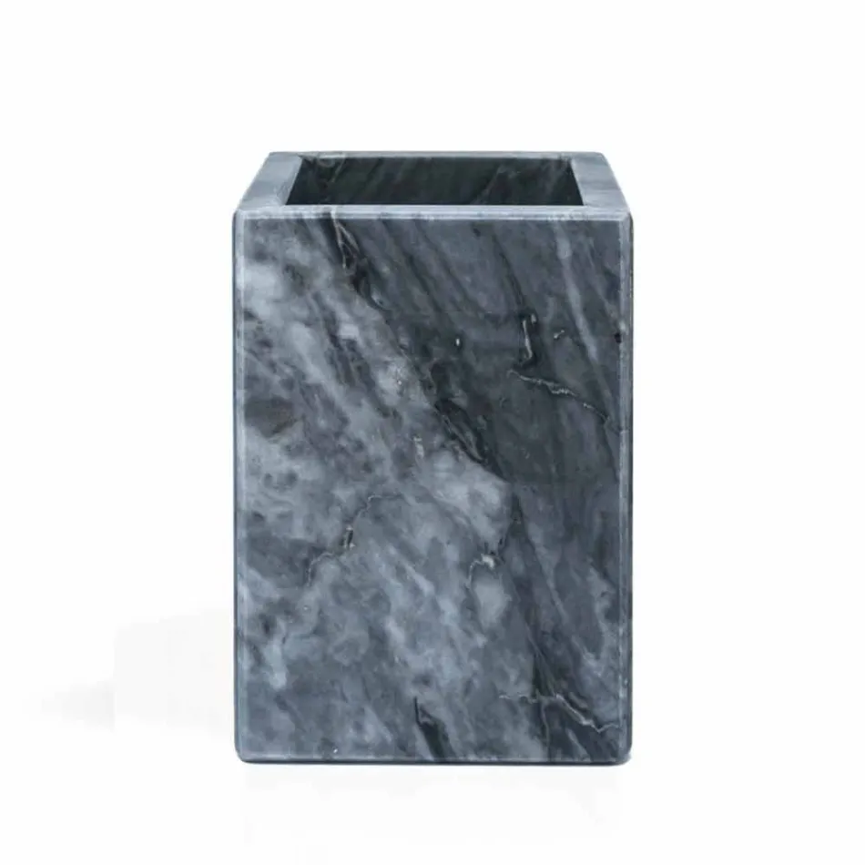 Përbërja e aksesorëve të banjës me mermere të bëra në Itali, 4 copë - Deano Viadurini