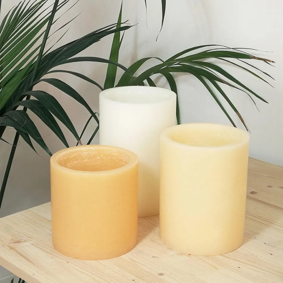 Përbërja e Fenerëve Aromatike me Drita Çaji Made in Italy 3 Copë - Terna Viadurini