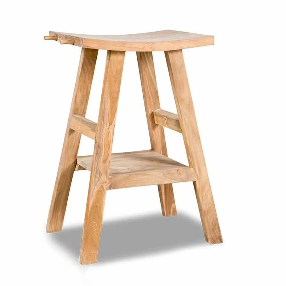 Përbërja e mobiljeve të banjës në tik të ngurtë të dizajnit modern - Azina Viadurini