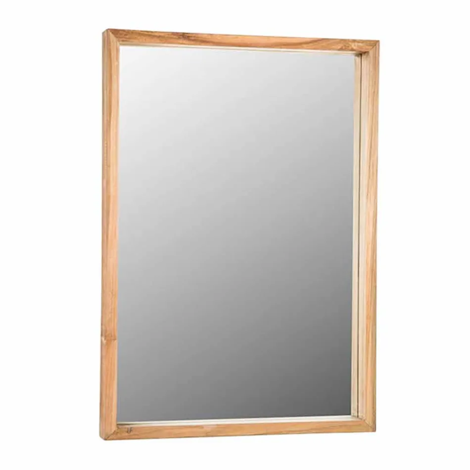 Përbërja e mobiljeve të banjës në tik të ngurtë të dizajnit modern - Azina Viadurini