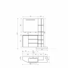 Përbërja e Mobiljeve për Banjën e Dizajnit Modern - Callisi13 Viadurini