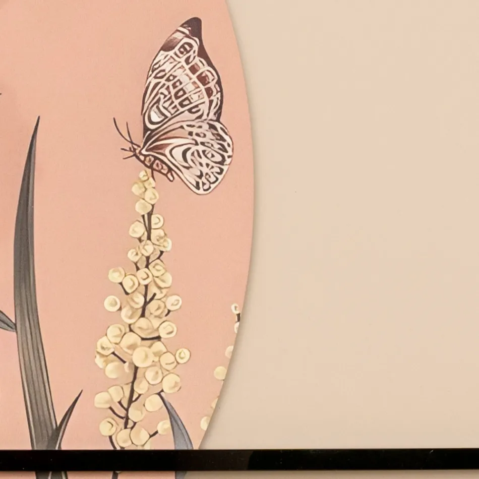 Përbërja e paneleve prej druri me printim tropikal Prodhuar në Itali - Haiti Viadurini