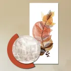 Përbërja e pikturave prej druri me stampa qyteti dhe dege Prodhuar në Itali - Kili Viadurini