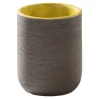 Përbërja e kabinetit të banjës së verdhë me aksesorë të përfshirë - Carolie Viadurini