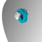 Përbërja e kabinetit të banjës në këmbë falas, përfshirë aksesorët blu - Carolie Viadurini