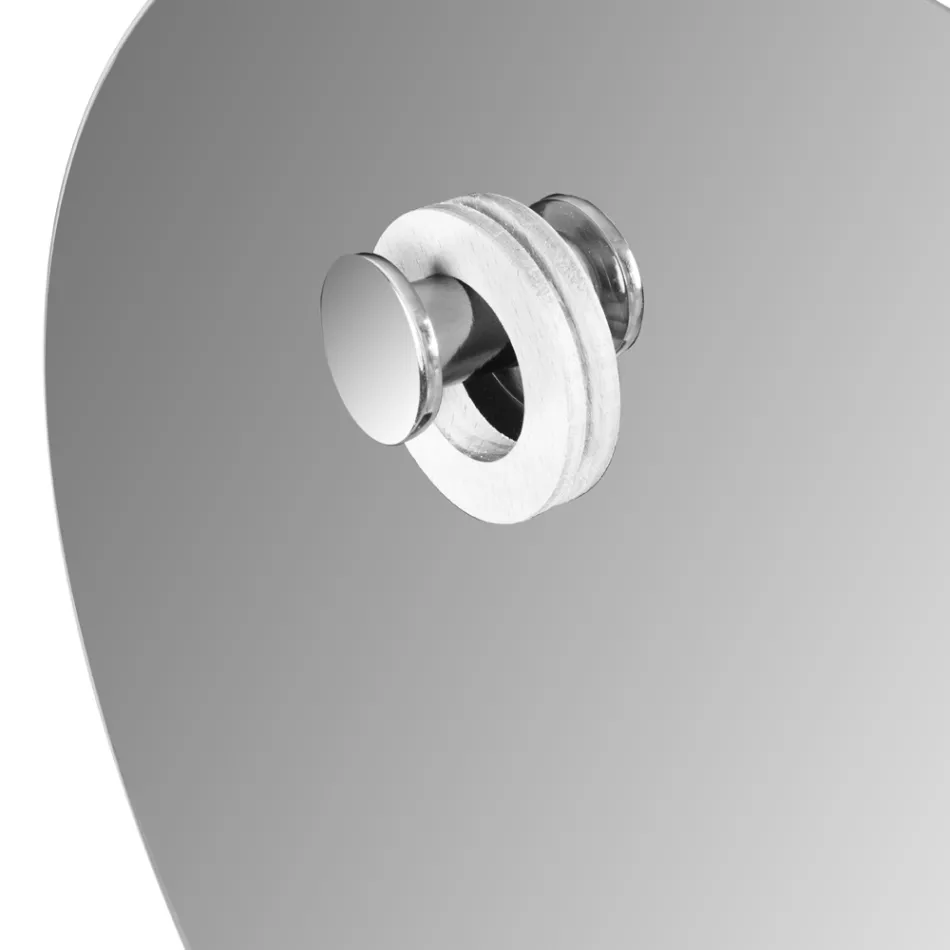 Kompozim i kabinetit të banjës së bardhë me pasqyrë dhe aksesorë të përfshirë - Carolie Viadurini