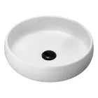 Kompozim i kabinetit të banjës së zezë i kompletuar me pasqyrë dhe aksesorë - Maryse Viadurini