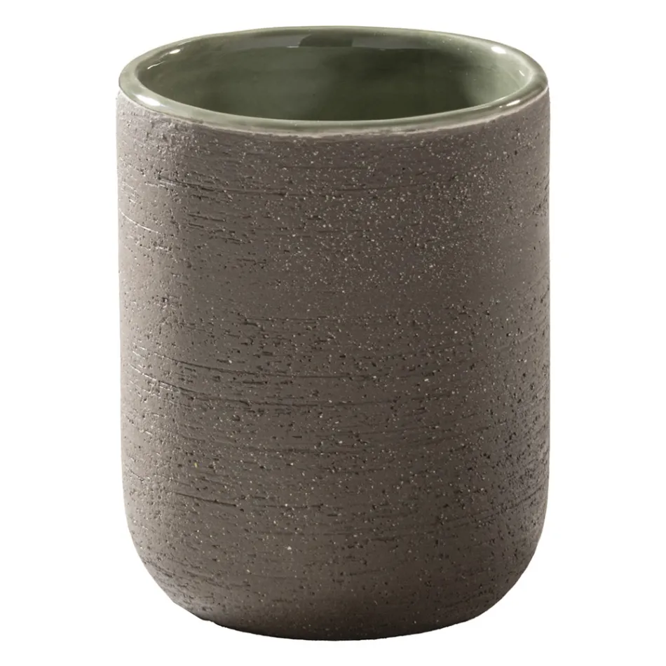 Kompozim kabineti banjoje jeshile me kabinet tik dhe aksesorë - Carolie Viadurini