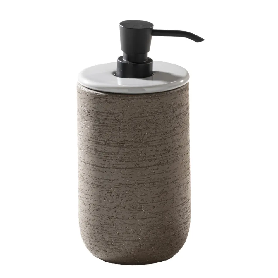 Kompozim Mobilje Banjo me Lavaman Balte dhe Aksesore - Carolie Viadurini