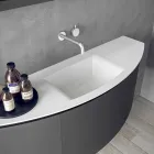 Përbërja e mobiljeve të banjës së pezulluar me dizajn modern - Callisi3 Viadurini