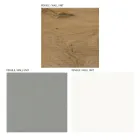 Përbërja e mobiljeve të dhomës së ndenjes dhe stendës TV në MDF Made in Italy - Hedda Viadurini