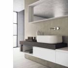 Përbërja moderne dhe e pezulluar e modelit të mobiljeve të banjës - Callisi2 Viadurini