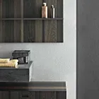 Përbërja për banjën e varur dhe modelin modern të prodhuar në Itali - Farart9 Viadurini