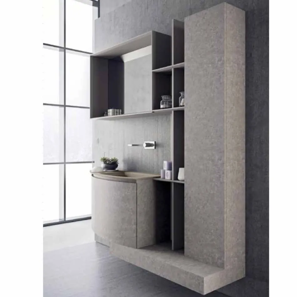 Përbërja e Banjës, Pezullimi i Dizajnit Modern Italian - Callisi10 Viadurini