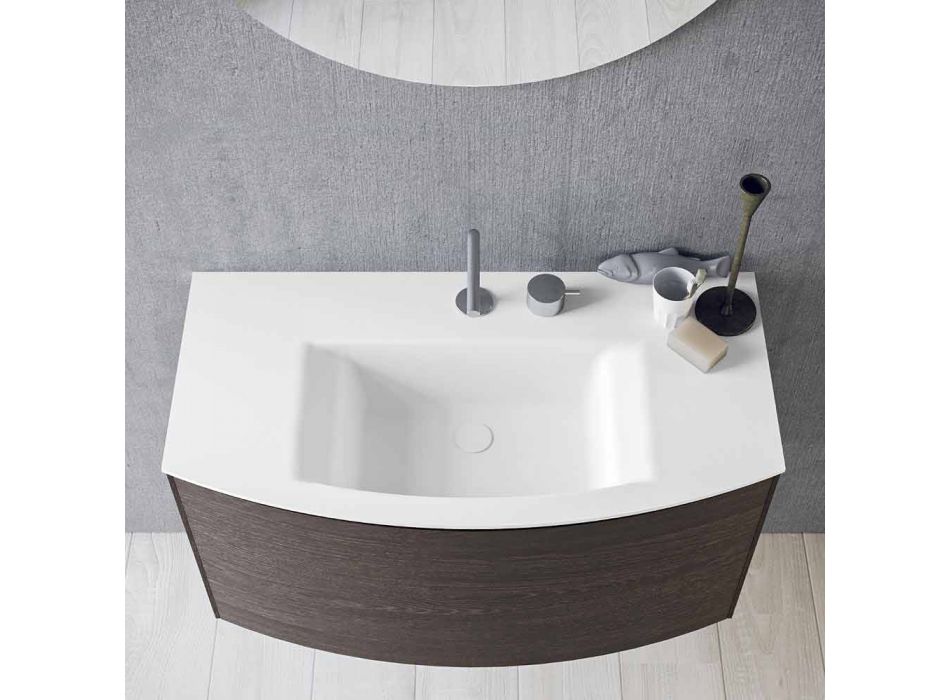 Përbërja për banjën e varur të modelit modern të prodhuar në Itali - Callisi11 Viadurini