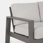 Përbërja e dhomës së ndenjes në natyrë në alumin me jastëkë pëlhure - Yoshi Viadurini