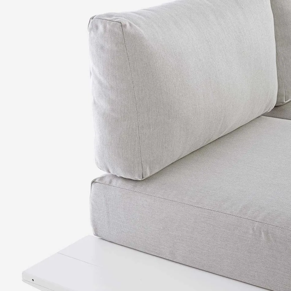 Përbërja e dhomës së ndenjes në natyrë në alumin dhe pëlhurë, Homemotion - Francine Viadurini