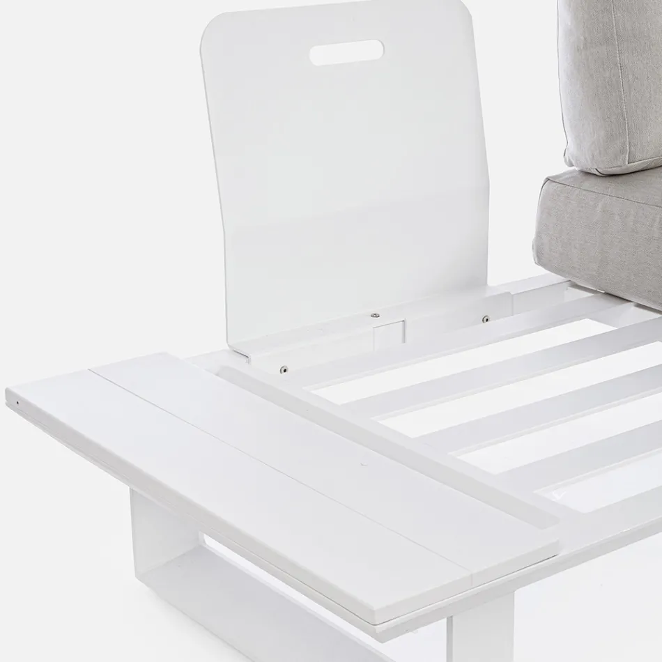 Përbërja e dhomës së ndenjes në natyrë në alumin dhe pëlhurë, Homemotion - Francine Viadurini