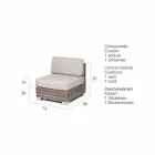 Përbërja e kopshtit artizanal Ania, dizajn modern Viadurini