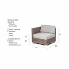 Përbërja e kopshtit artizanal Ania, dizajn modern Viadurini