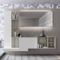 Përbërja e mobiljeve të banjës së pezulluar me dizajn modern të prodhuar në Itali - Callisi15