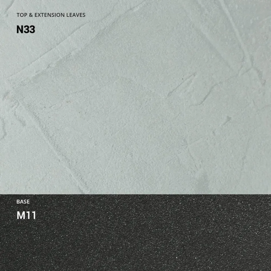 Konsolë e zgjatur 150 cm në Metal dhe Melaminë Prodhuar në Itali - Flap Viadurini