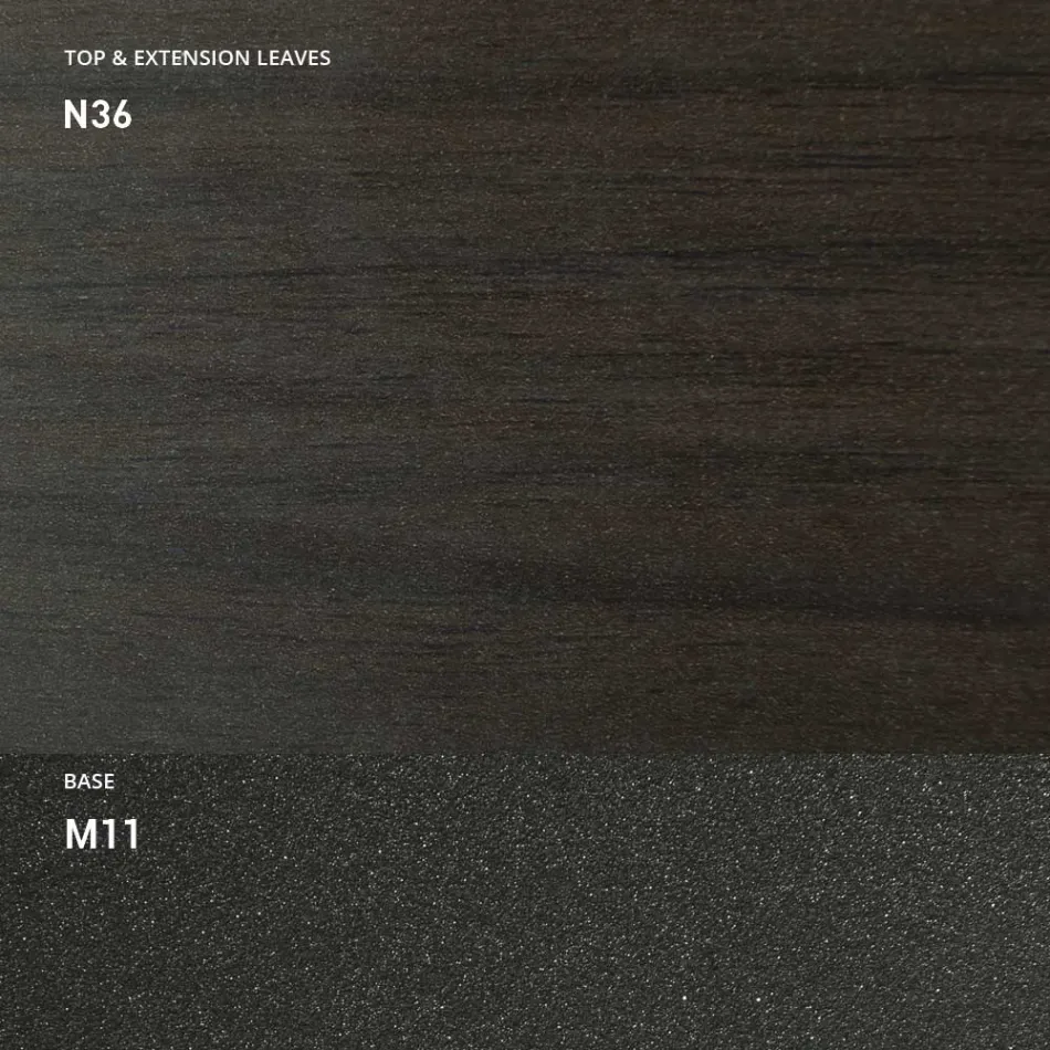 Konsolë e zgjatur 150 cm në Metal dhe Melaminë Prodhuar në Itali - Flap Viadurini