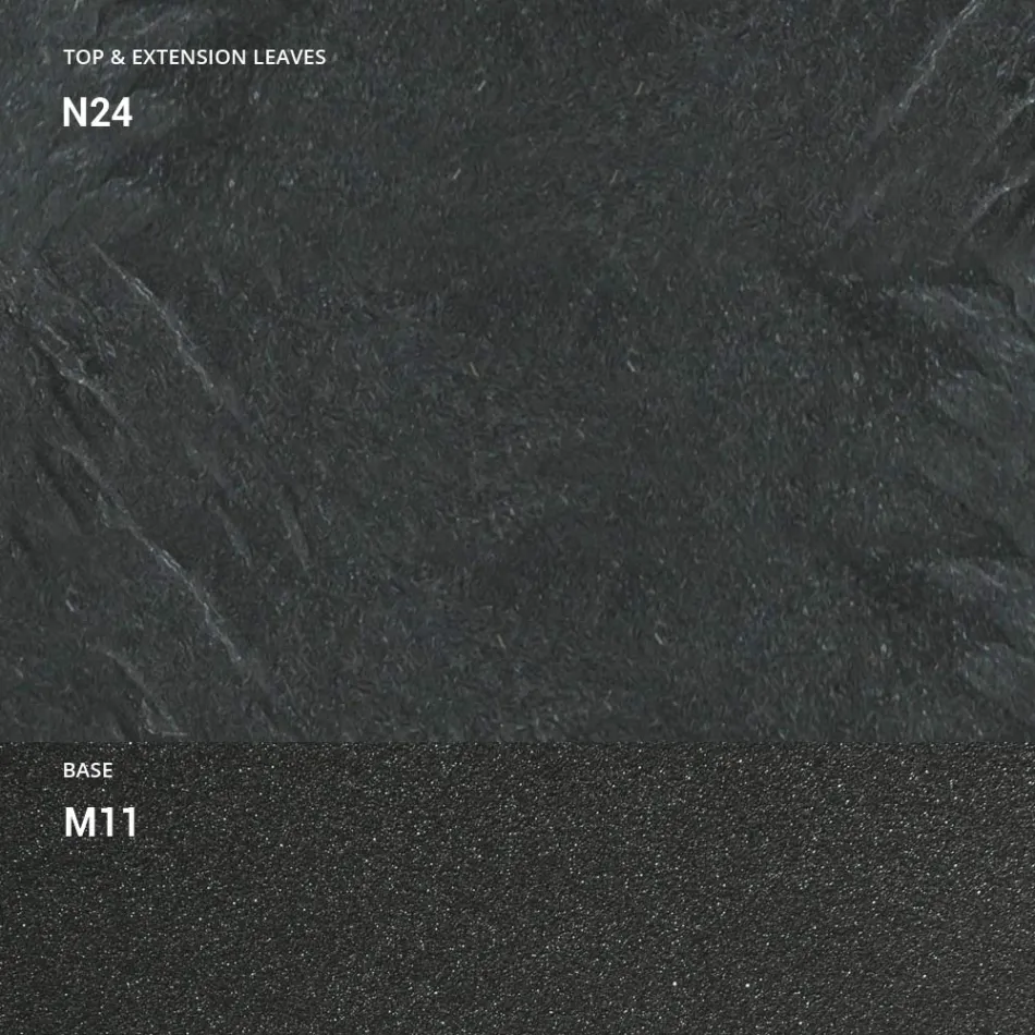 Konsolë e zgjatur 150 cm në Metal dhe Melaminë Prodhuar në Itali - Flap Viadurini